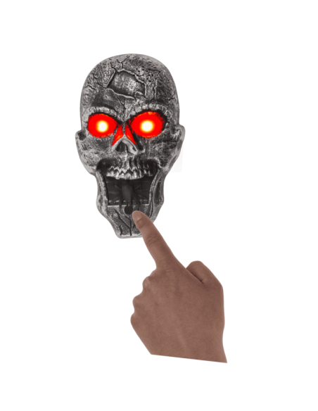 timbre calavera co luz y sonido