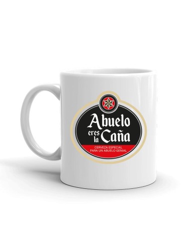Taza abuelo eres la caña