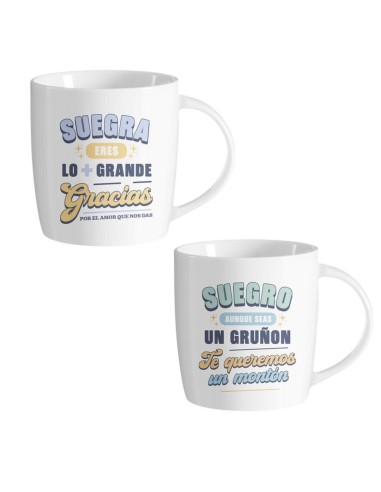 Taza original " Suegros "