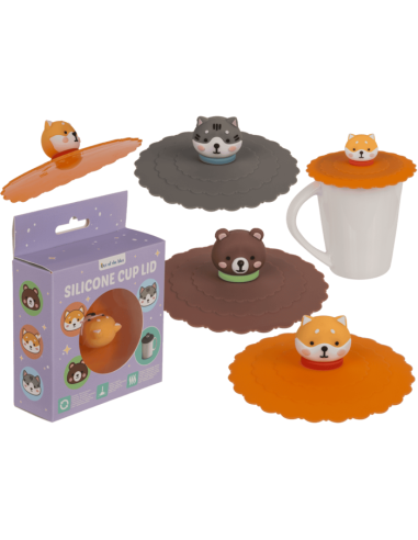 Tapas de silicona para infusiones " Animalitos "