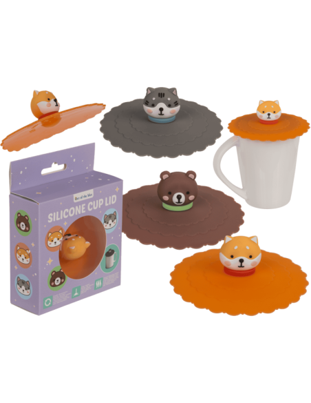 Tapas de silicona para infusiones " Animalitos "