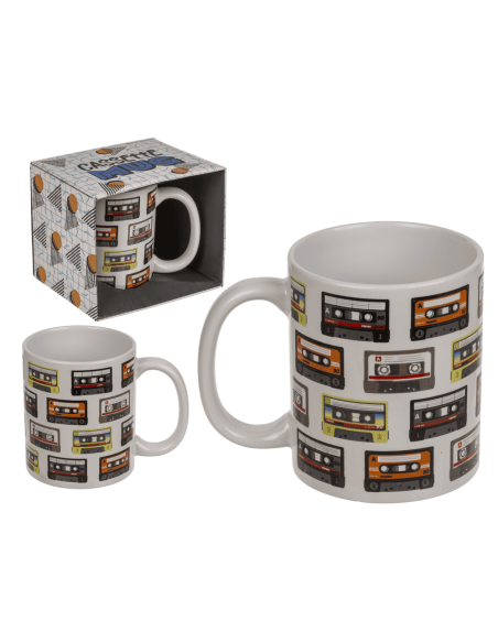 Taza original y retro "cassette"