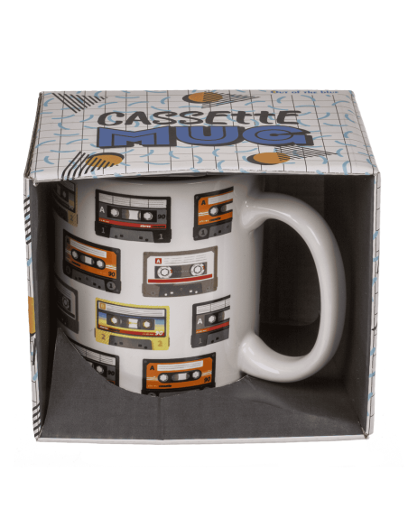 Taza original y retro "cassette"