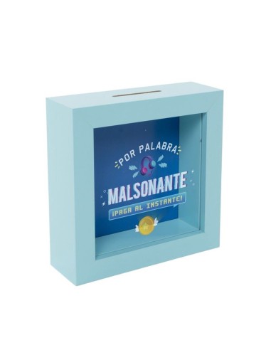 Hucha de madera"Palabrotas"