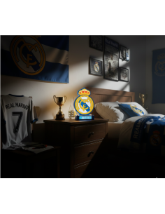 Lámpara Despertador 3D Real Madrid