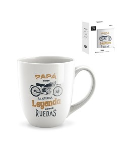 Taza original " papa motero "