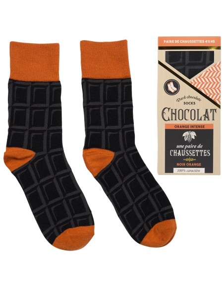 Calcetines originales en forma de tableta de chocolate