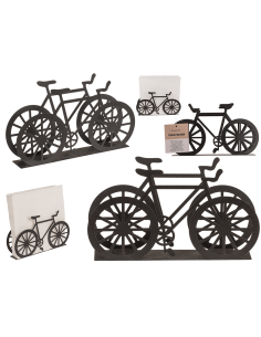 Servilletero en forma de bicicleta