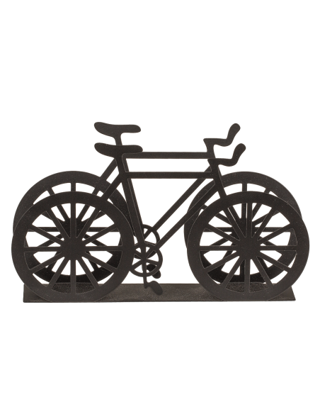 Servilletero en forma de bicicleta
