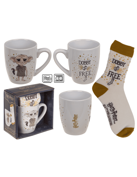Set de taza y calcetines Harry Potter